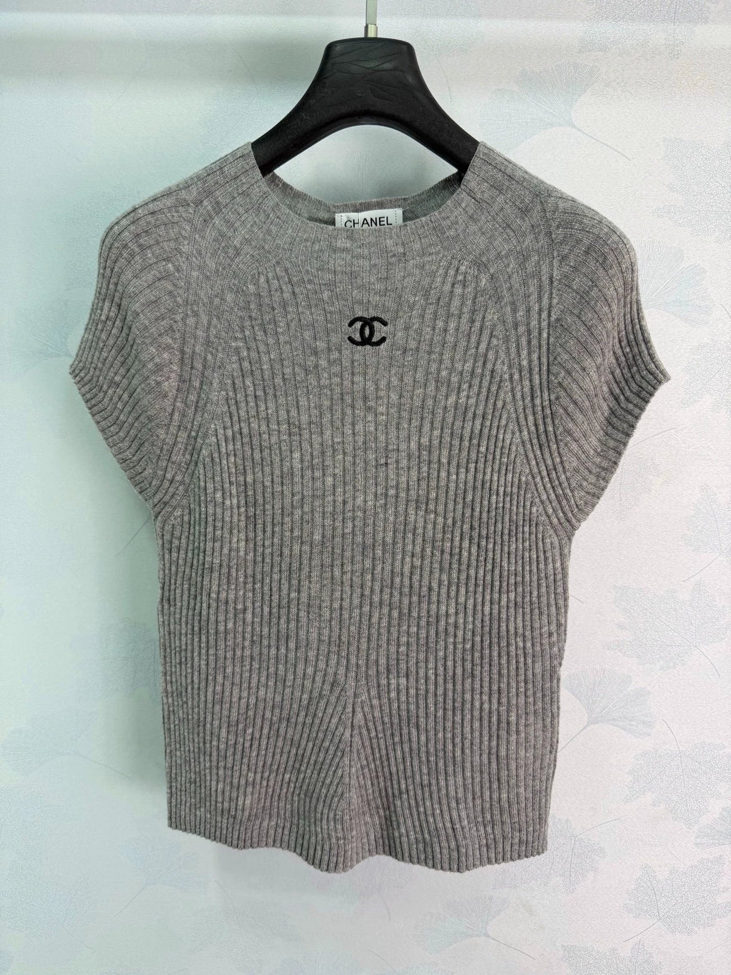 Chanel / 26 ssNew Knitted Short-Sleeve Top