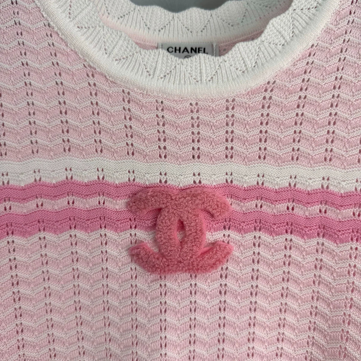Chanel/26 Early Autumn New Knit Short Sleeve