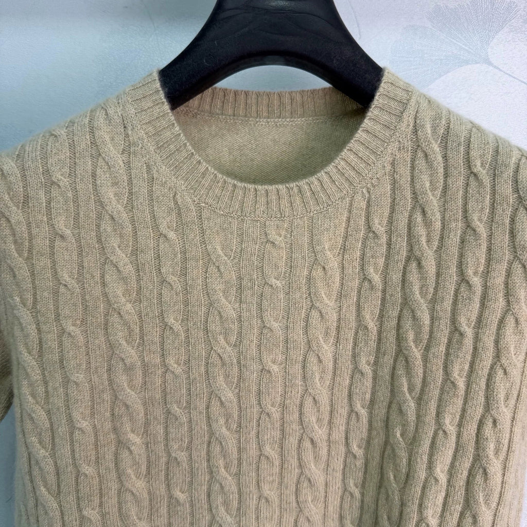 LORO PIANA / 26 Early Autumn New Twist Pattern Short Sleeve