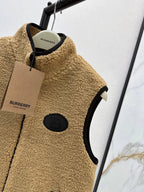 25fw Polar fleece stand collar vest