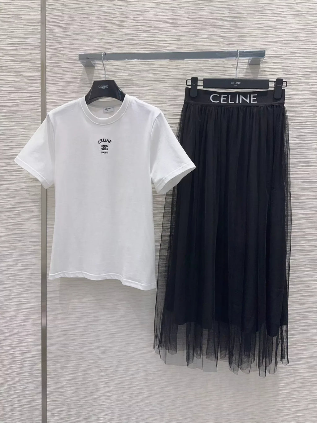 chanel/26 New Style T-Shirt Mesh Set