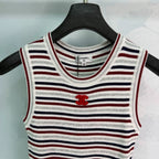 Chanel/26SS New Striped Knit Vest