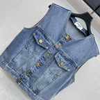 Chanel/26 New Denim Vest