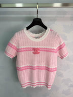 Chanel/26 Early Autumn New Knit Short Sleeve