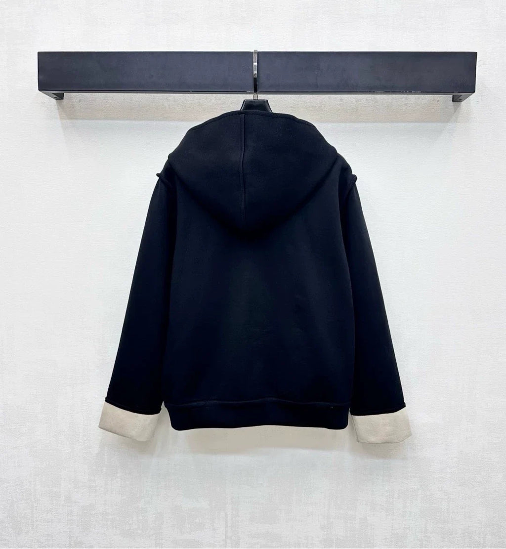 Louis Vuitton /26New Season Hooded Jacquard Jacket & Trousers Set