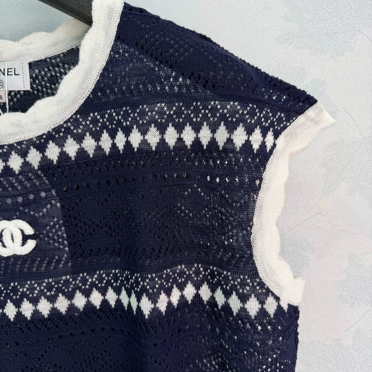 Chanel/26SS New Striped Knit Vest