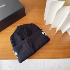 Hot selling wool knitted yarn cap