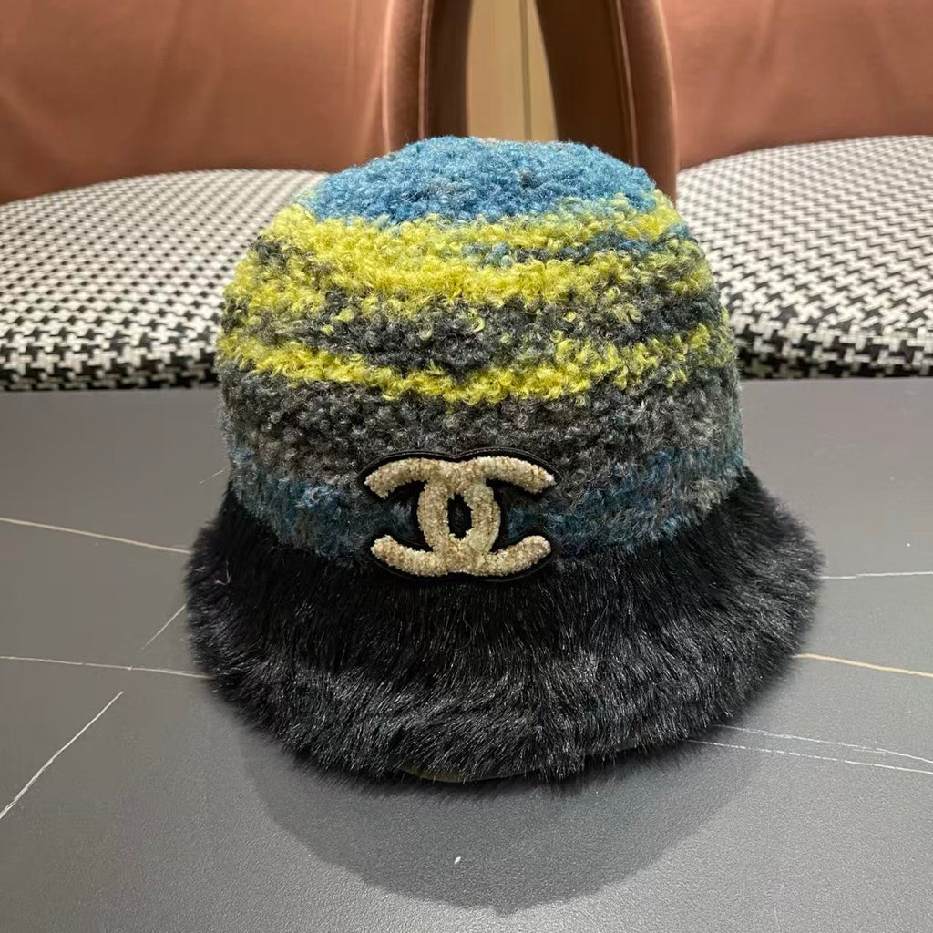 New Rainbow Knitted Basin Hat