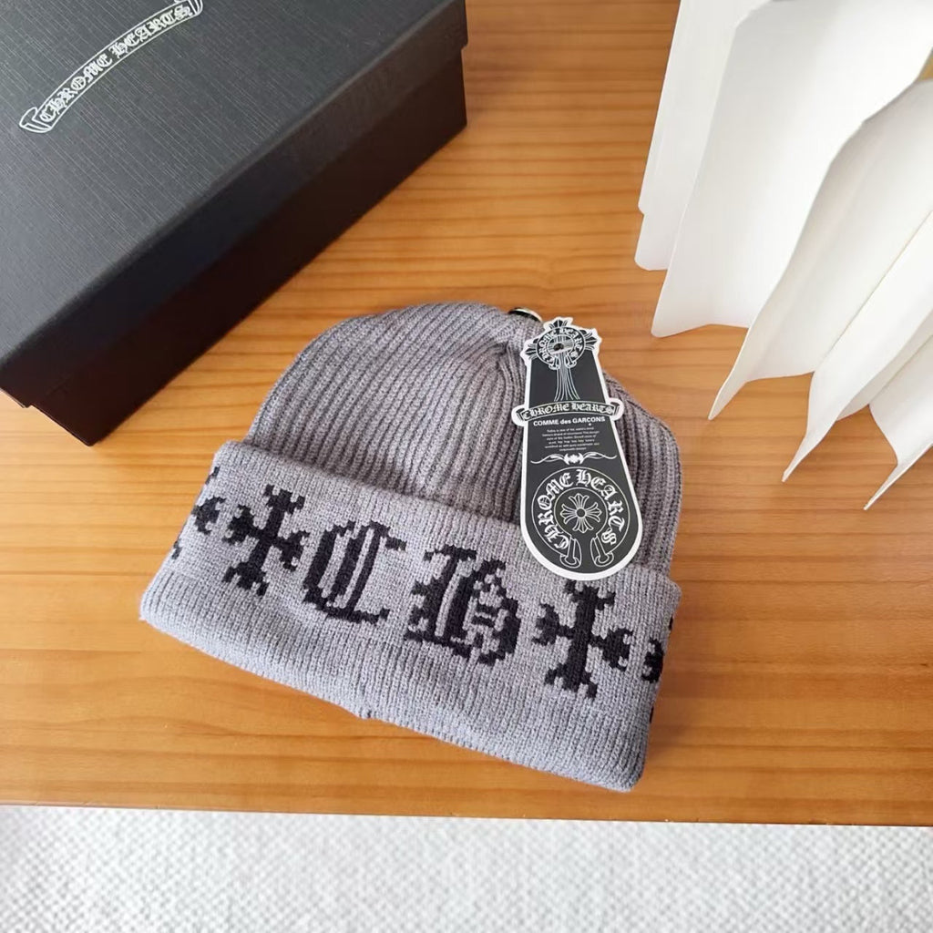 Hot selling wool knitted yarn cap