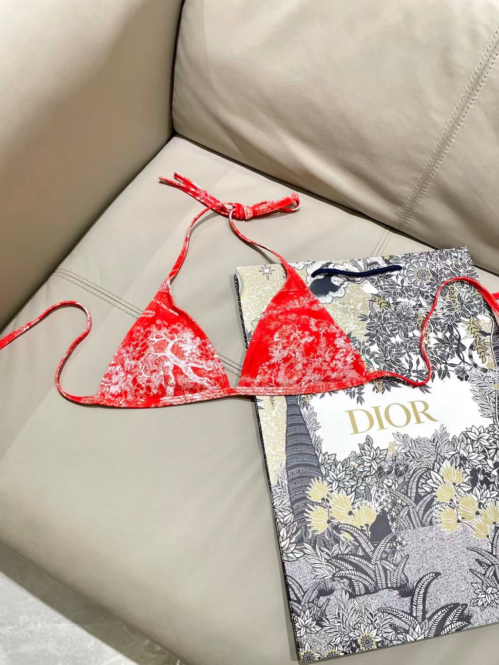Hot selling animal print camisole swimsuit