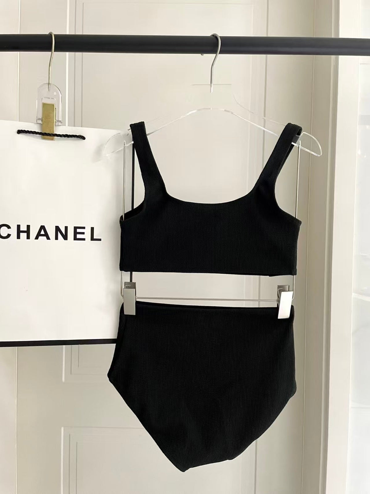 New split swimsuit
