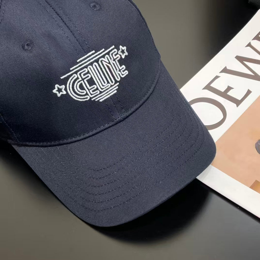 Embroidered letter baseball cap