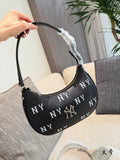 Old Flower Crescent Underarm Bag