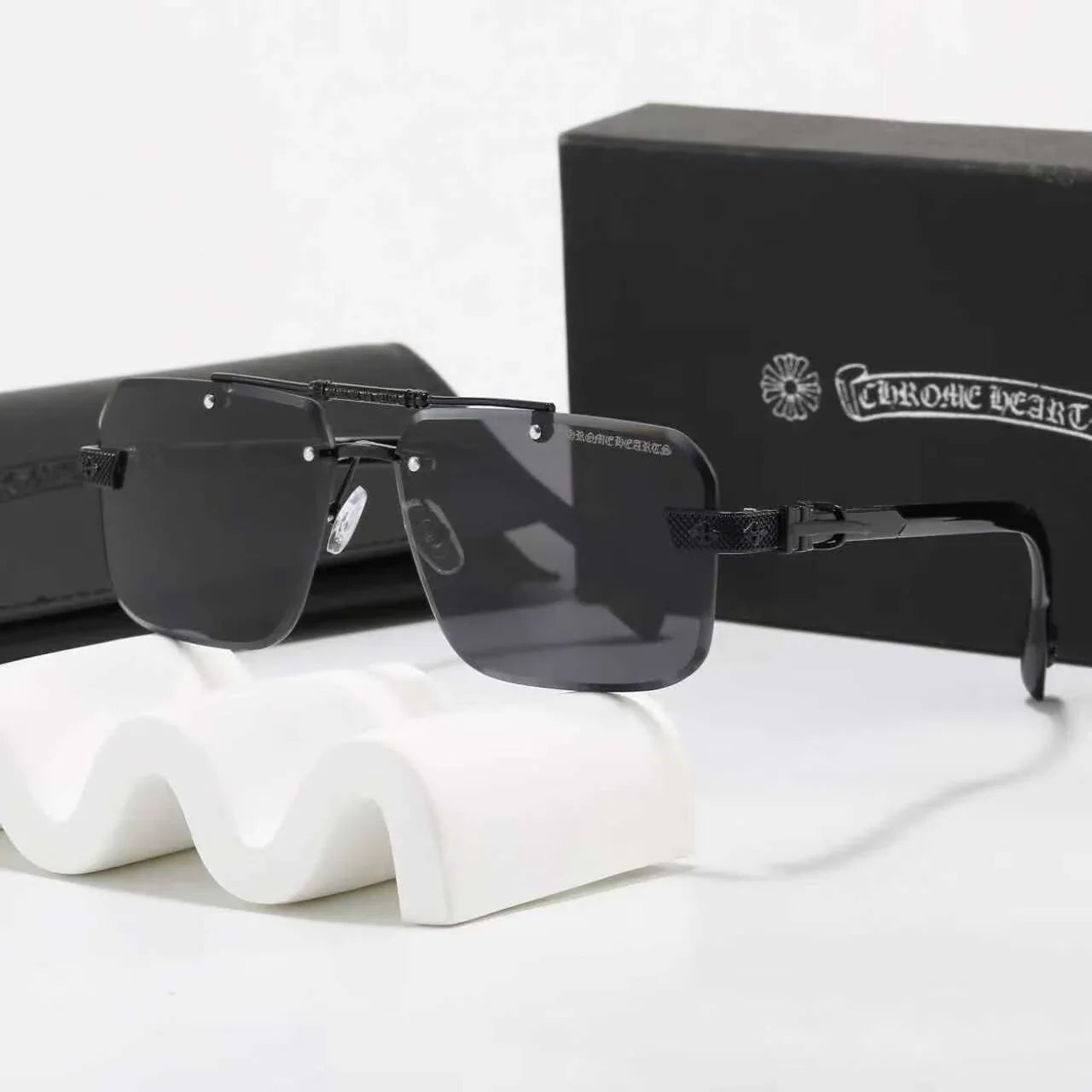 Rimless Square Sunglasses