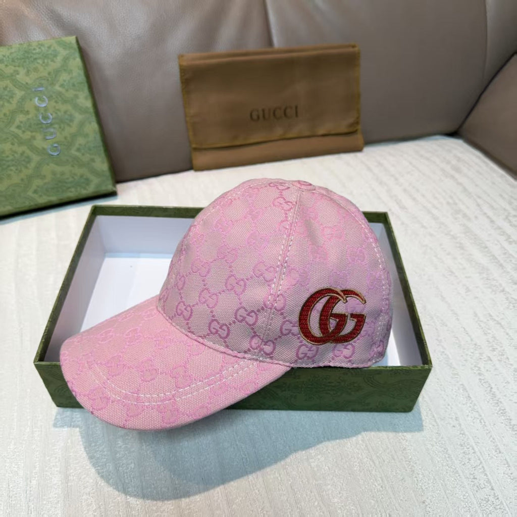 Embroidered baseball cap on the side