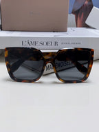 Super Beautiful Geometric Lingge Mirror Legs Super Beautiful New Women's Sunglasses