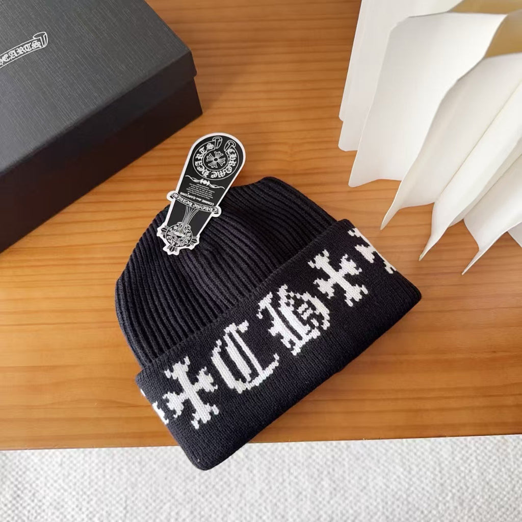 Hot selling wool knitted yarn cap