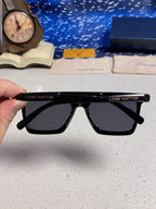 New Korean style personalized wide edge thick frame sunglasses