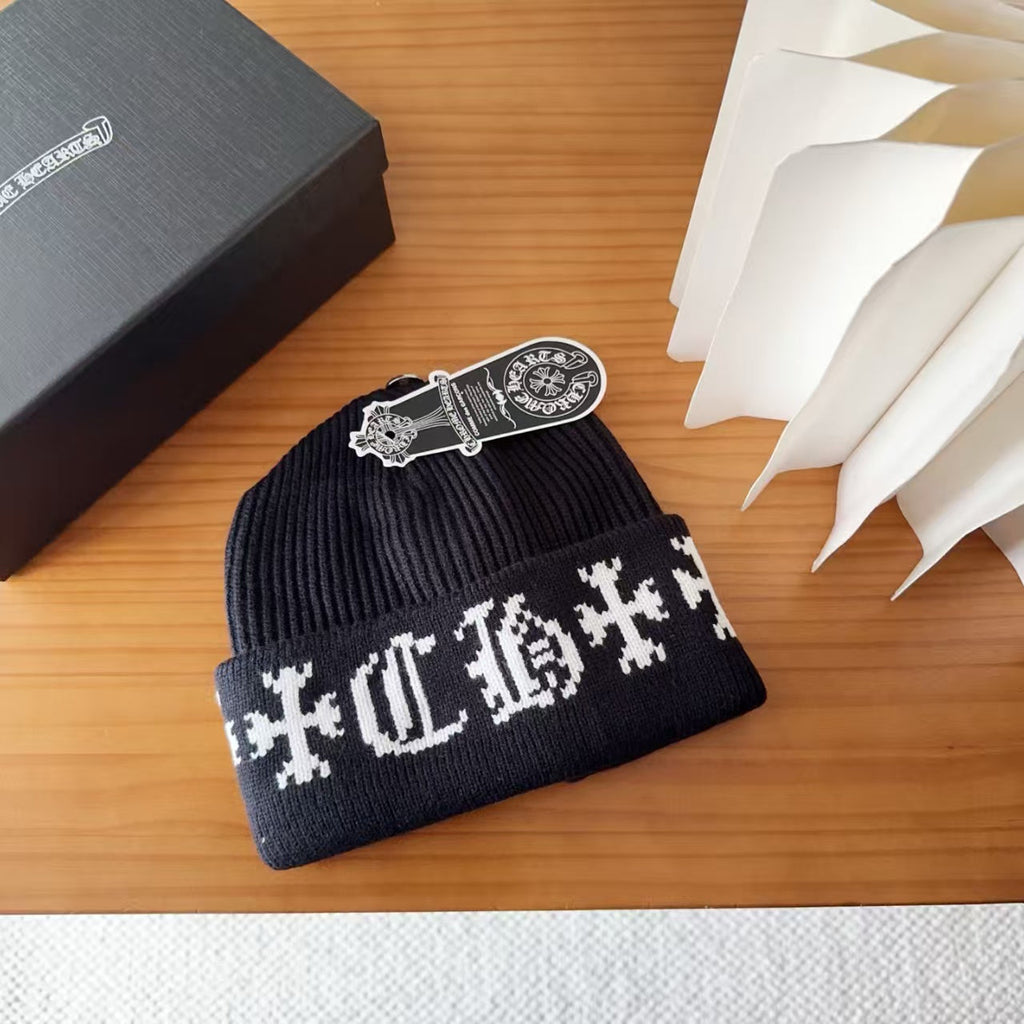 Hot selling wool knitted yarn cap