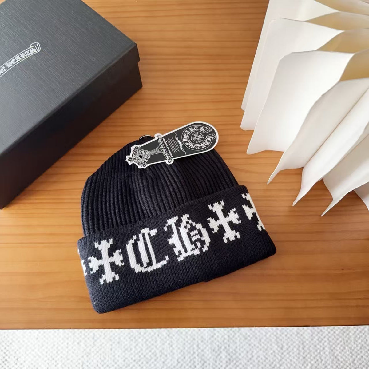 Hot selling wool knitted yarn cap
