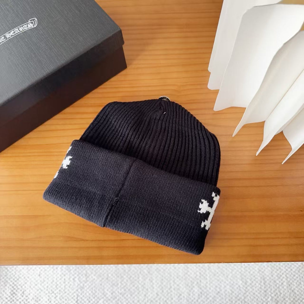 Hot selling wool knitted yarn cap