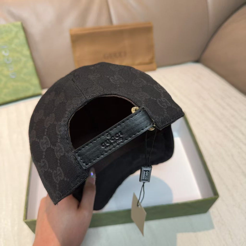 Embroidered baseball cap on the side