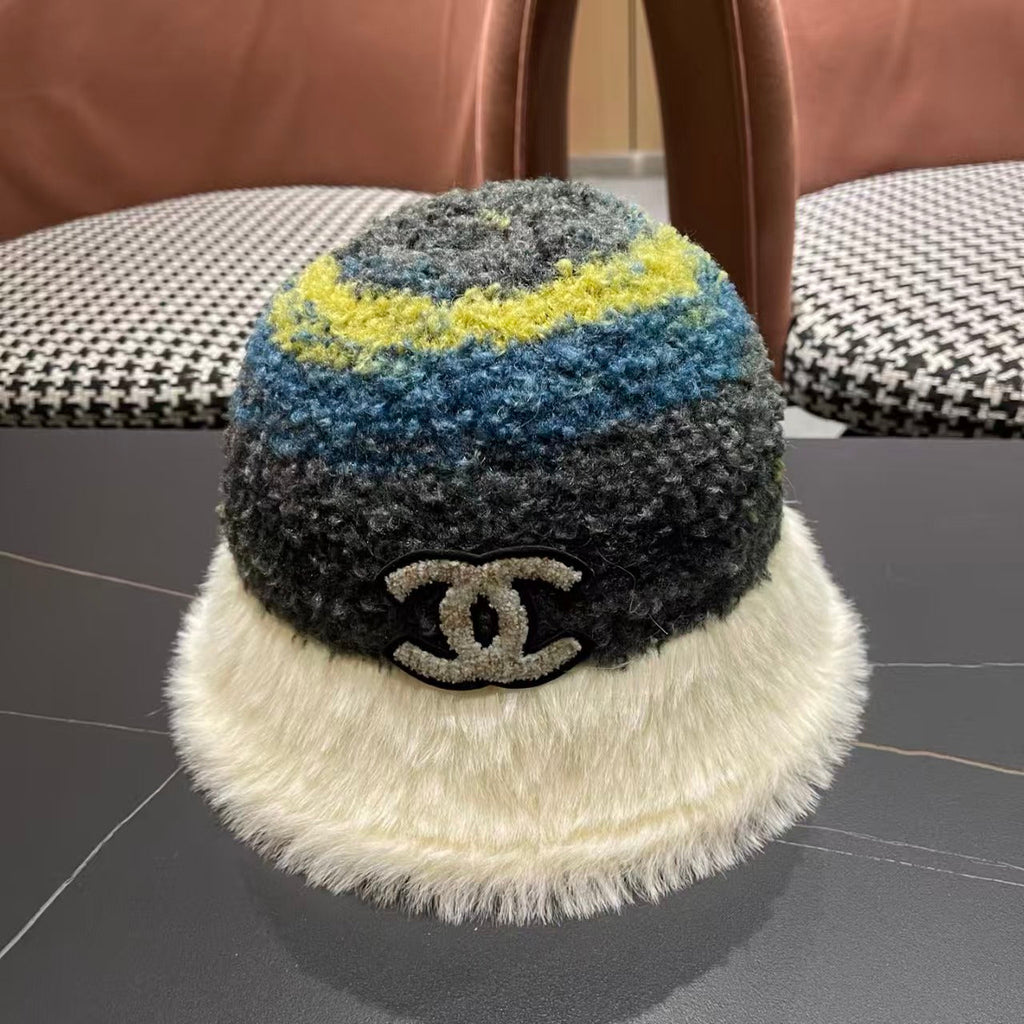 New Rainbow Knitted Basin Hat
