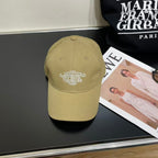 Embroidered letter baseball cap