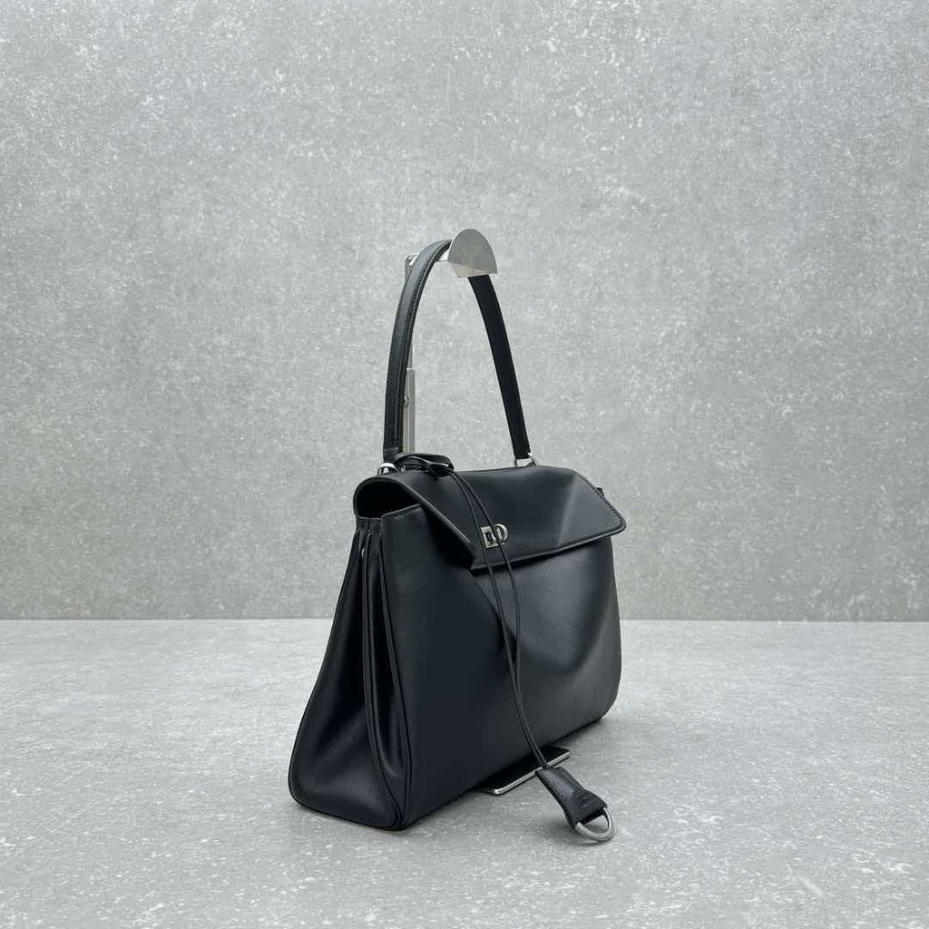 Black Silver Postman Bag
