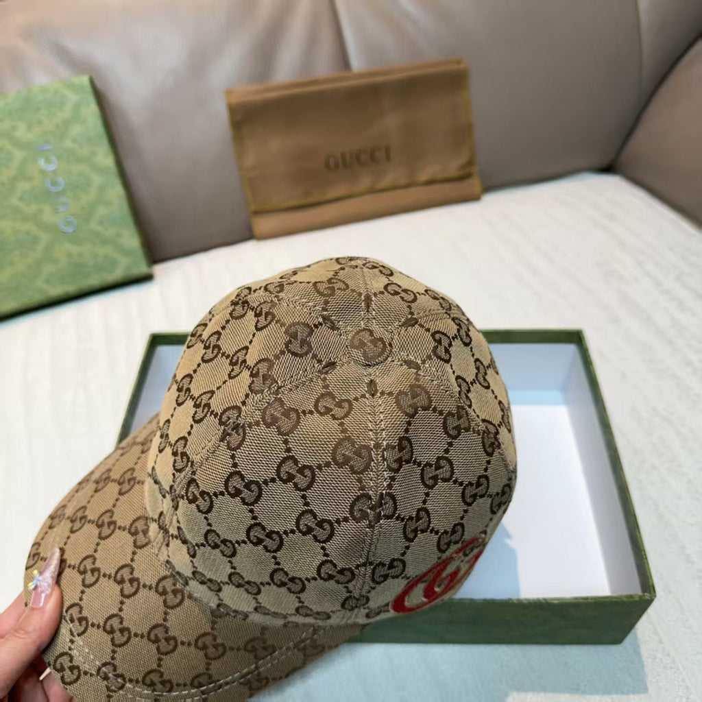 Embroidered baseball cap on the side