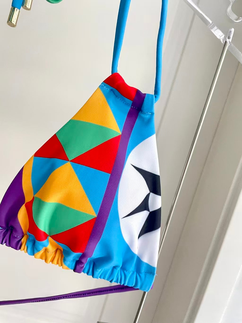 New Split Printed Swimsuit