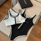 Hot selling zipper one-piece swimsuit