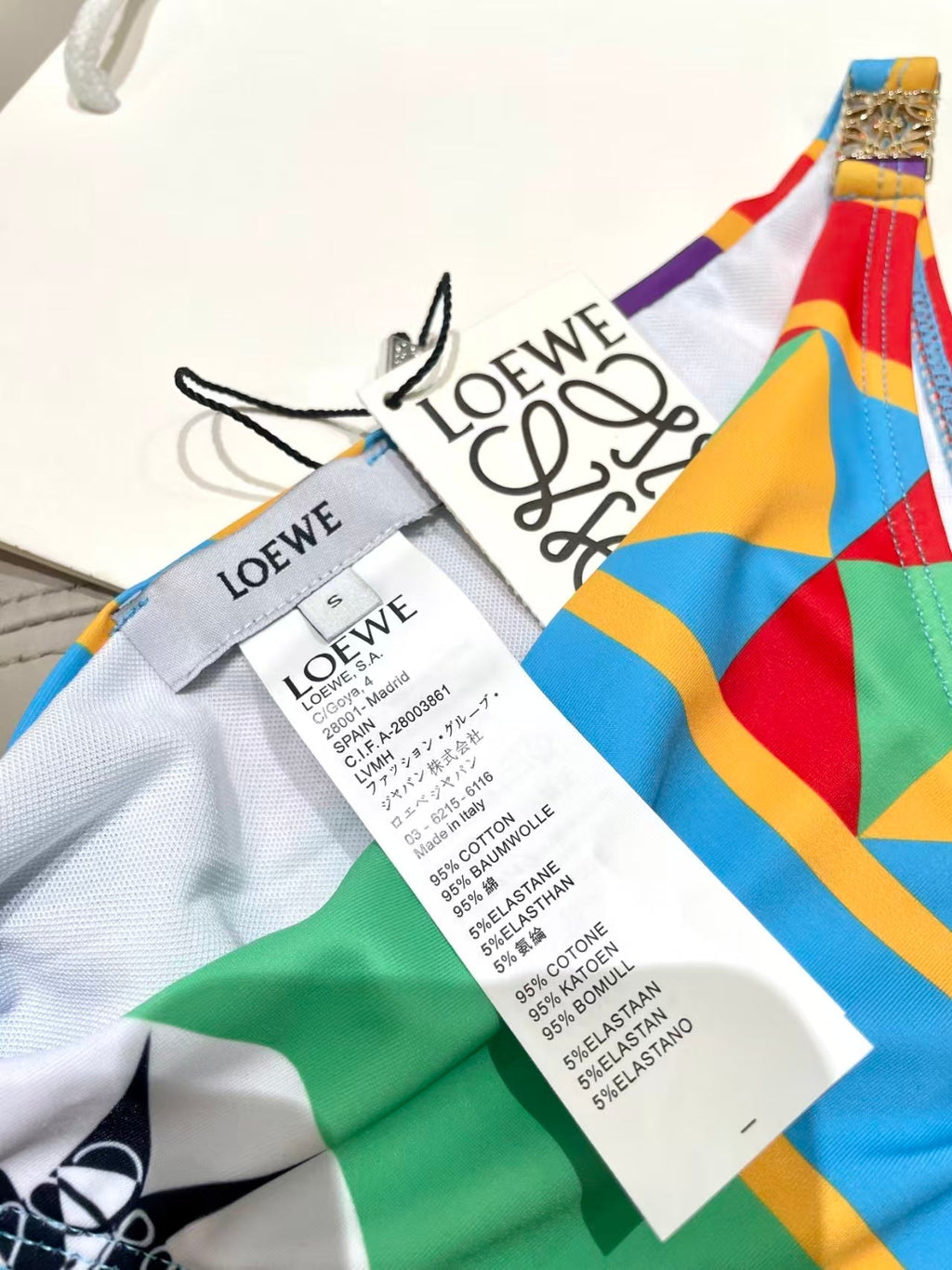 New Split Printed Swimsuit