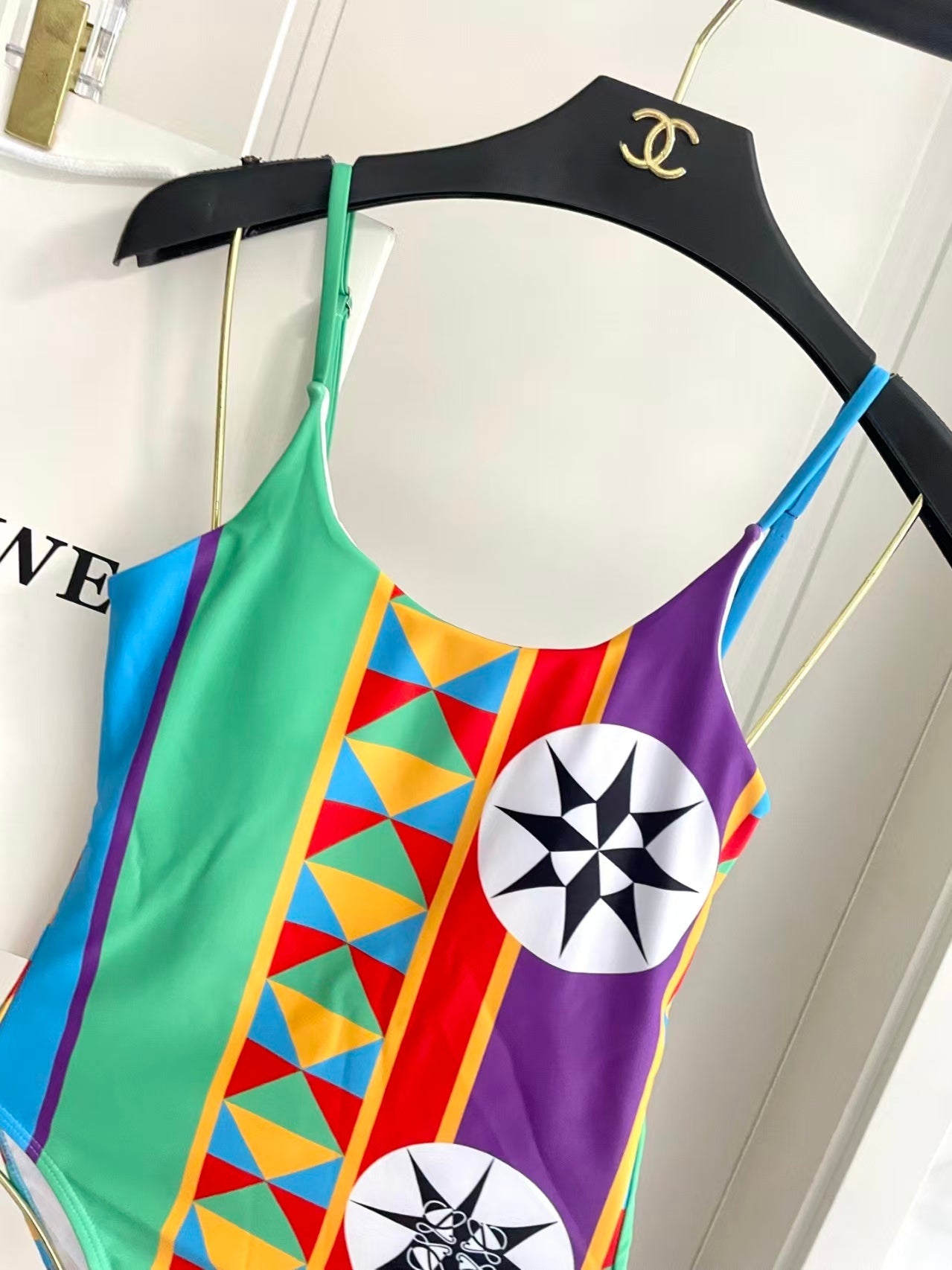 New one-piece printed swimsuit