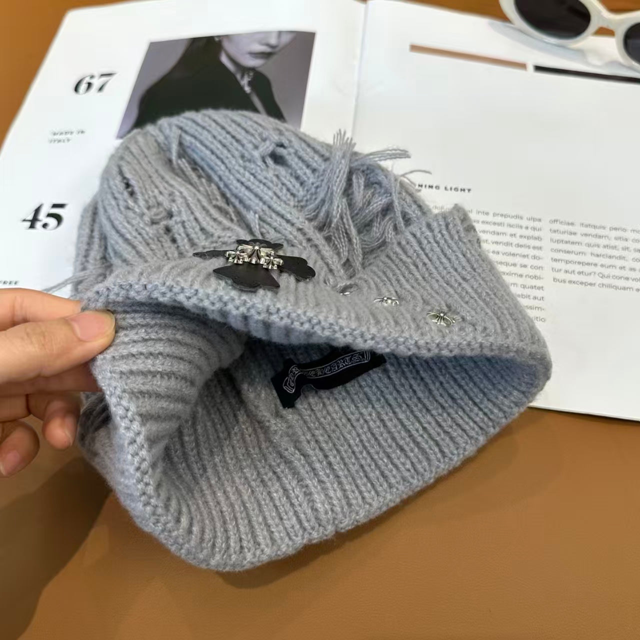 New Cross Knitted Hat