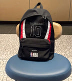 Co branded embroidered logo backpack