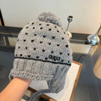 Explosive Knitted Ear Protection Hat