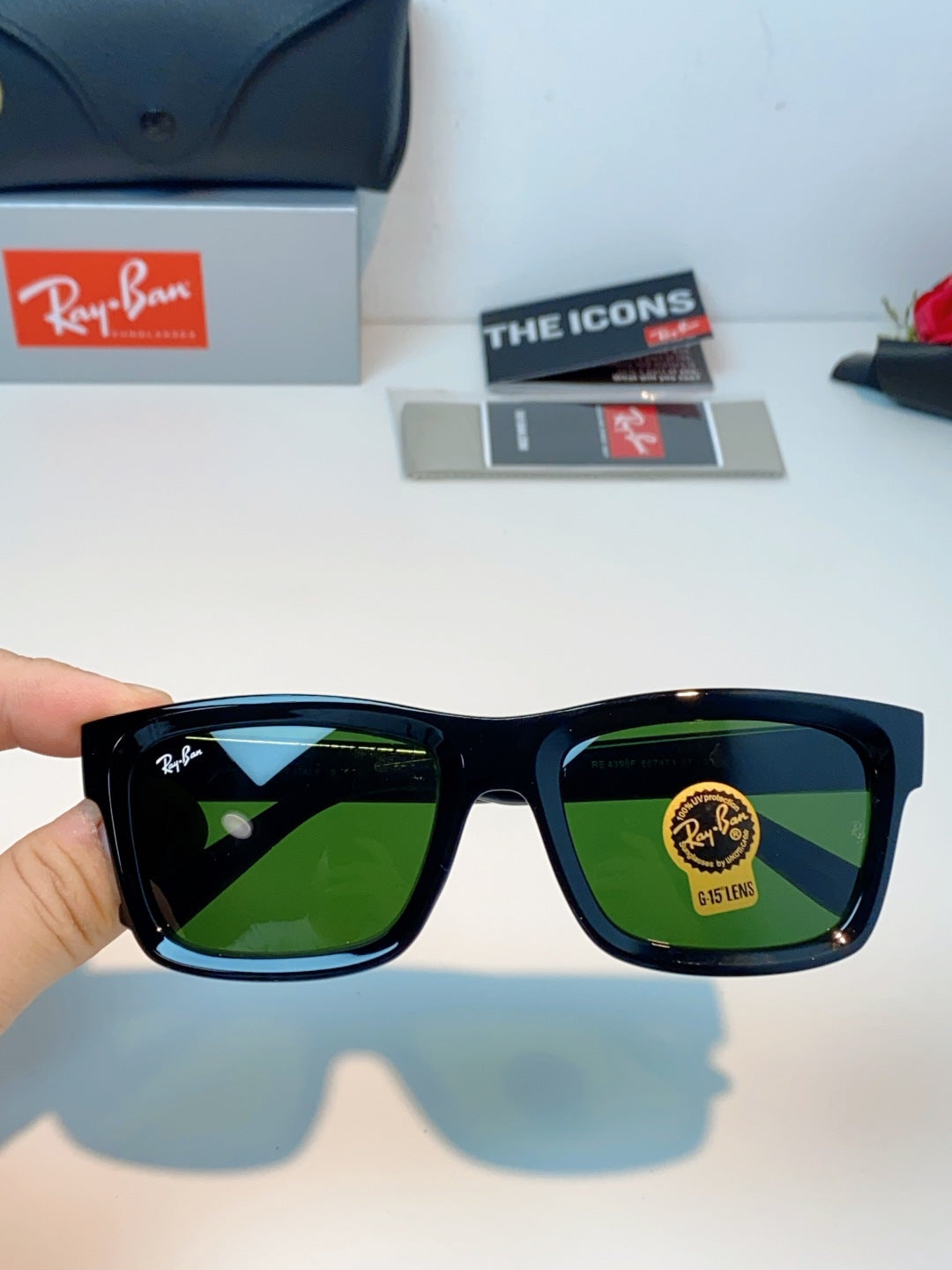 High quality tempered glass sunglasses for men