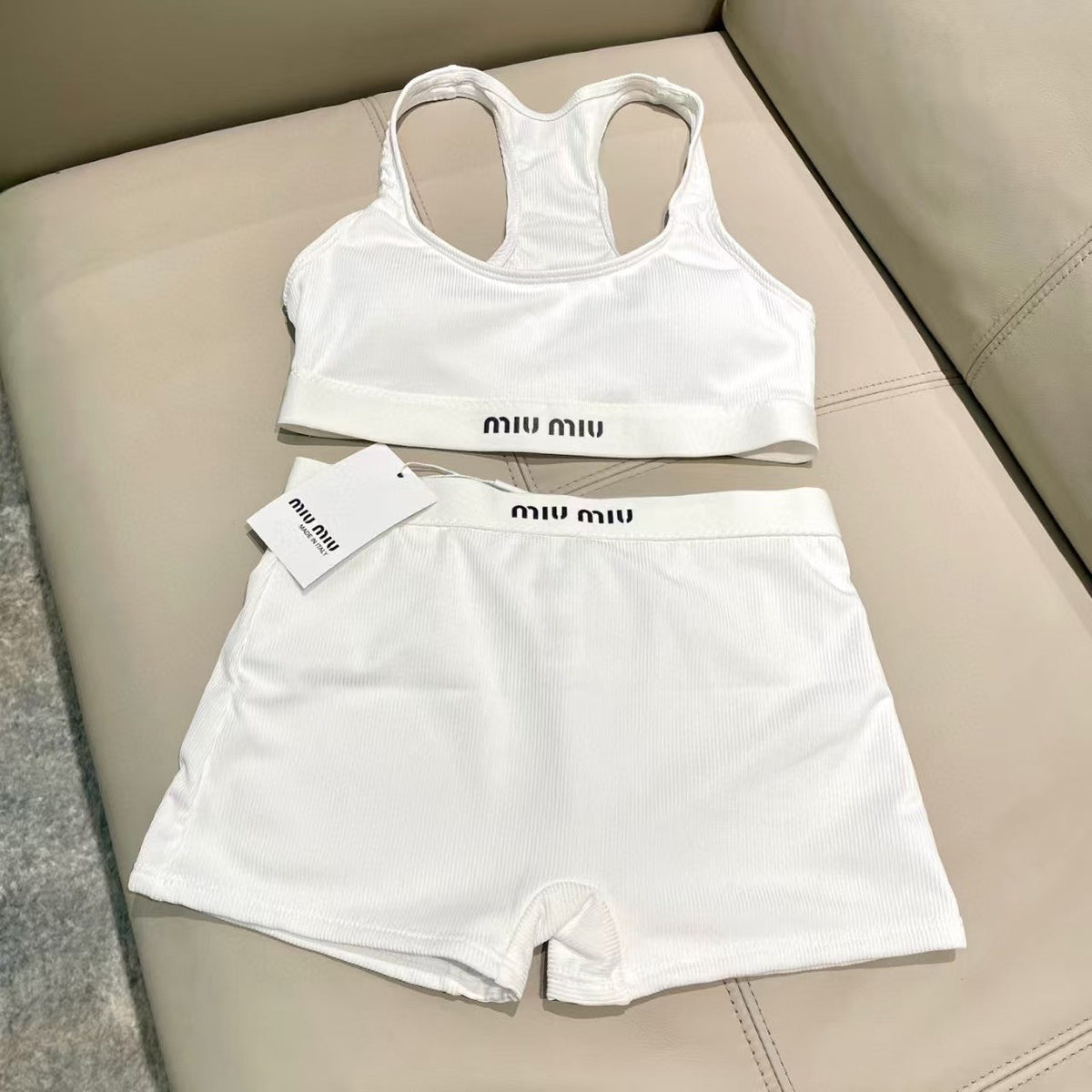 New Knitted Split Swimsuit