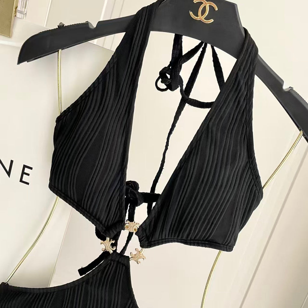 New retro patterned swimsuit