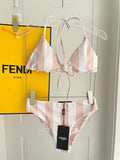 New printed split swimsuit