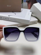 Super Beautiful Geometric Lingge Mirror Legs Super Beautiful New Women's Sunglasses