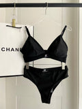 New letter split swimsuit