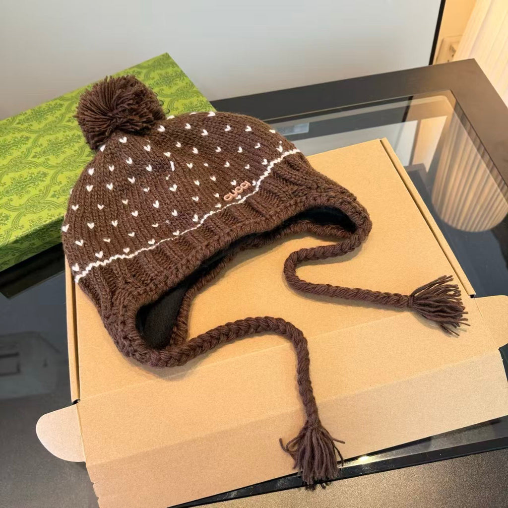 Explosive Knitted Ear Protection Hat