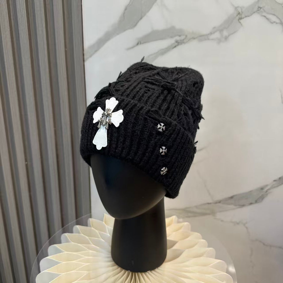 New Cross Knitted Hat