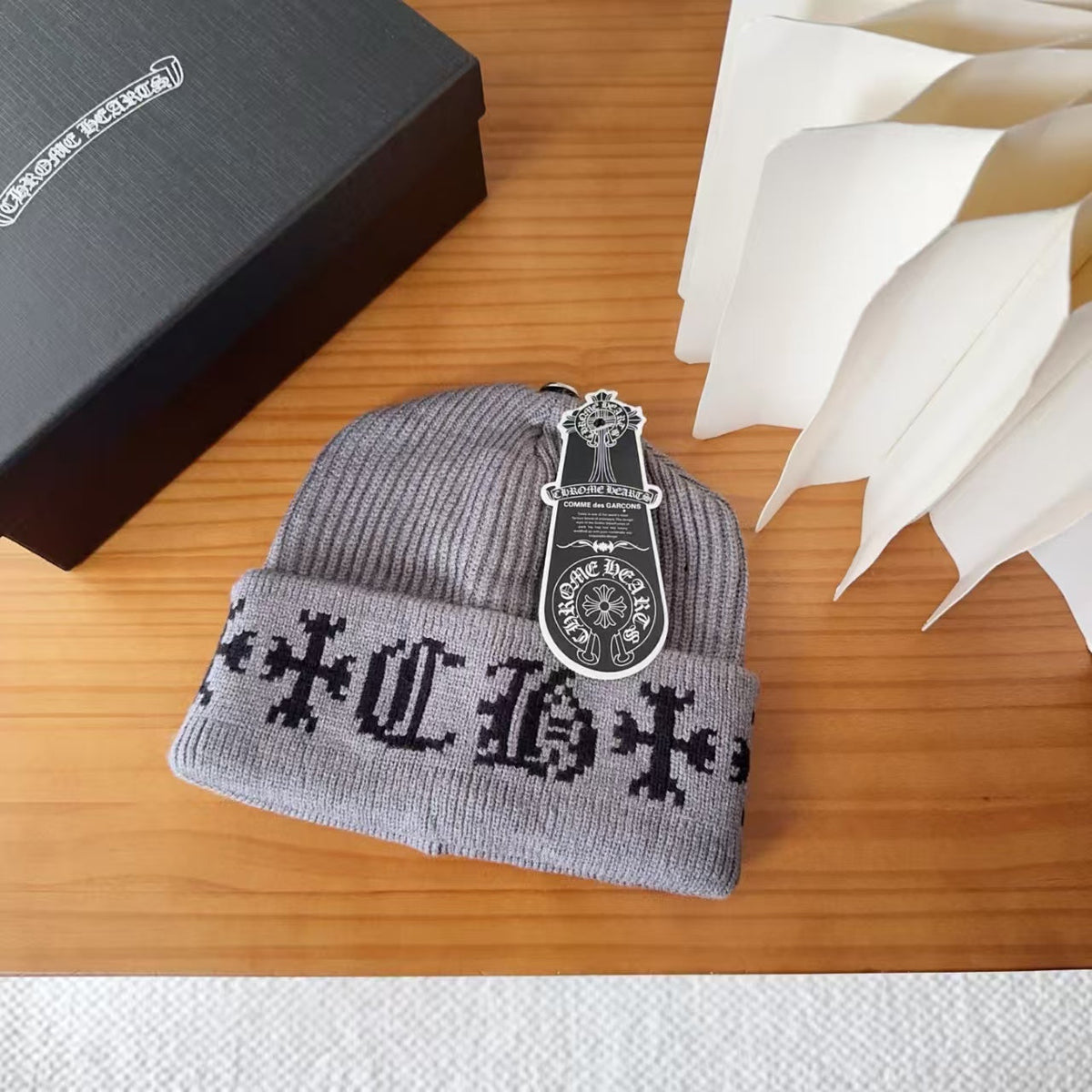 Hot selling wool knitted yarn cap
