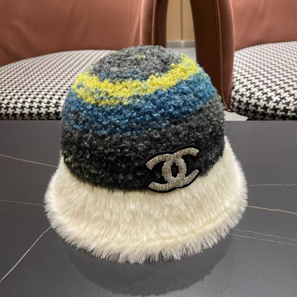 New Rainbow Knitted Basin Hat