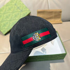 Tiger head woven baseball cap