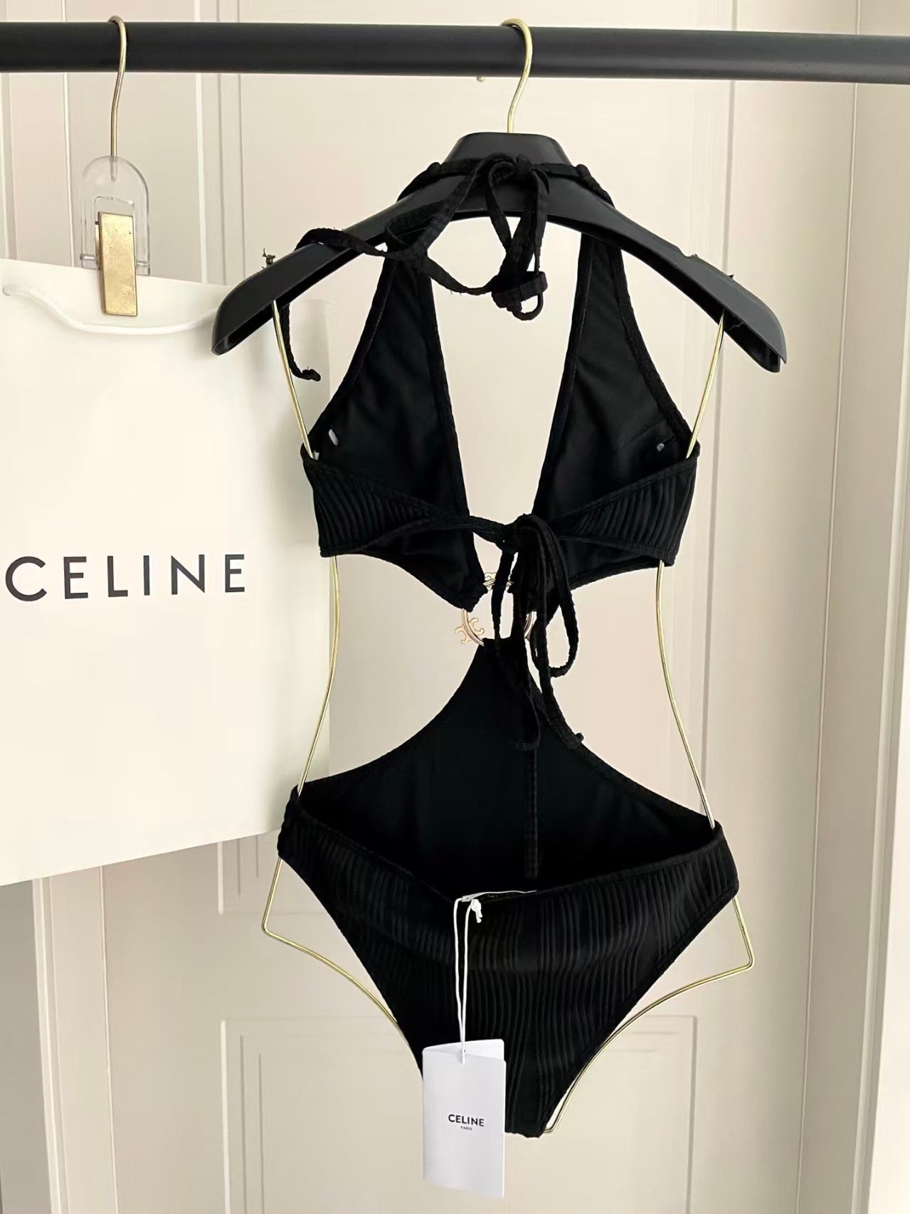 New retro patterned swimsuit