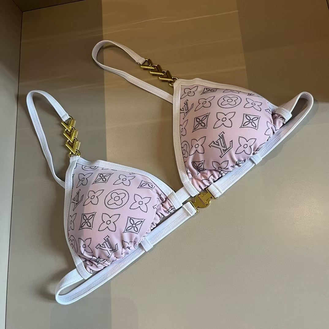New strap split swimsuit